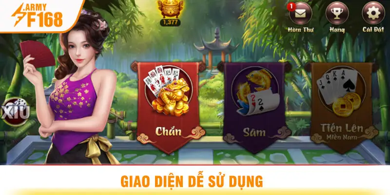 Giao Diện Dễ Sử Dụng