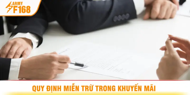 Quy Định Miễn Trừ Trong Khuyến Mãi